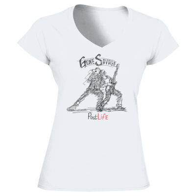 Past Life - GD78 Softstyle® Ladies' V-Neck T-Shirt Thumbnail